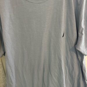 Nautica Men's Light Gray Short Sleeve Tee